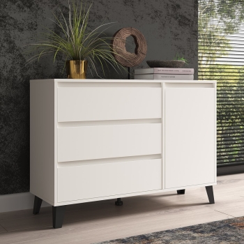 Komoda Scandi 1D3S BIAŁY