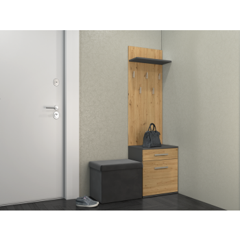 Wieszak Duo DUO ANTRACYT ARTISAN