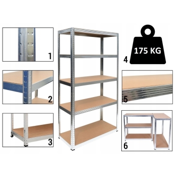Regał Magazynowe G9030 METALOWE