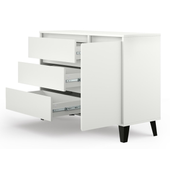 Komoda Scandi 1D3S BIAŁY