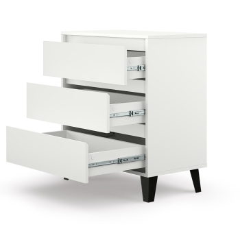 Komoda Scandi 3S BIAŁY